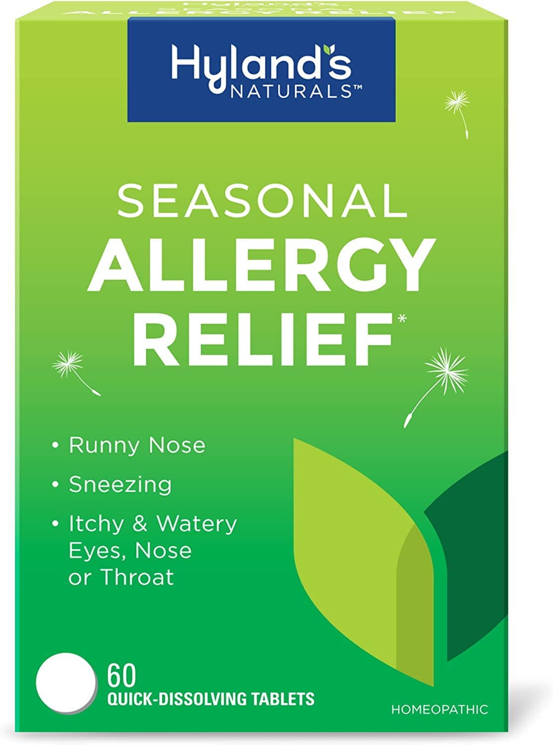 Bundle of Hyland's Calms Forte Tablets, Natural Relief of Nervous Tension and Occasional Sleeplessness, 100 Count and Indoor and Outdoor, Non Drowsy Seasonal Allergy Relief Pills, 60 Count - Image 5
