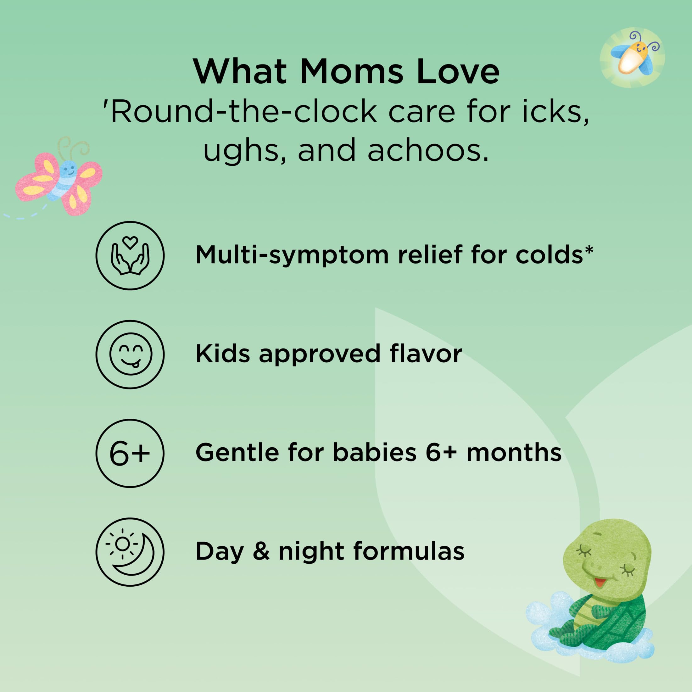 Hyland's Baby Mucus and Cold Relief, Day and Night Value Pack, Infant And Baby Cold Medicine, Decongestant And Cough Relief, 8 Fl Oz - Image 6