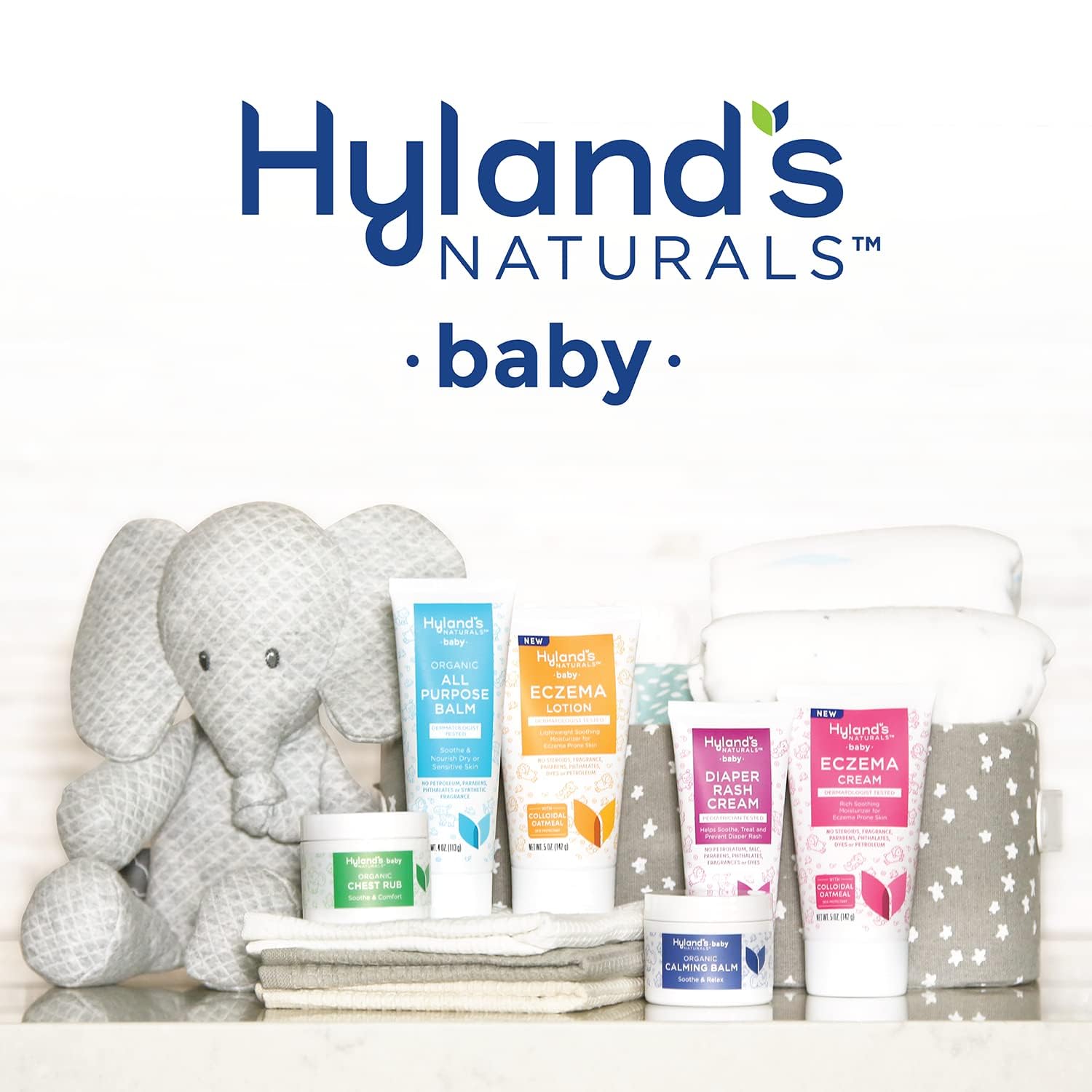 Hyland's Baby Organic Cough & Immune Day & Night Combo Pack, Eases Coughs, Supports Immunity, Promotes Sleep + Chest Rub, Soothe & Comfort Organic Lavender, Peppermint, & Chamomile Flower Oil - Image 9